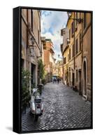 Dolce Vita Rome Collection - Scooter in street-Philippe Hugonnard-Framed Stretched Canvas