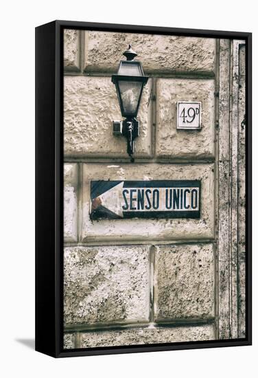 Dolce Vita Rome Collection - Senso Unico II-Philippe Hugonnard-Framed Stretched Canvas