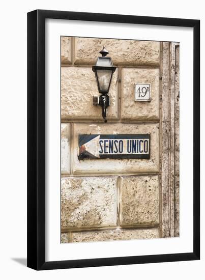 Dolce Vita Rome Collection - Senso Unico-Philippe Hugonnard-Framed Photographic Print