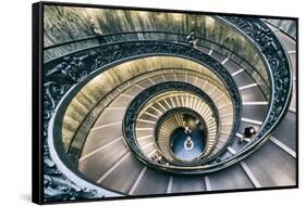 Dolce Vita Rome Collection - Spiral Staircase V-Philippe Hugonnard-Framed Stretched Canvas