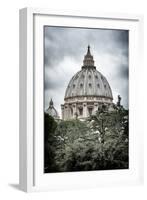 Dolce Vita Rome Collection - St Pierre de Rome Basilica II-Philippe Hugonnard-Framed Photographic Print