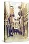 Dolce Vita Rome Collection - Street of Rome II-Philippe Hugonnard-Stretched Canvas