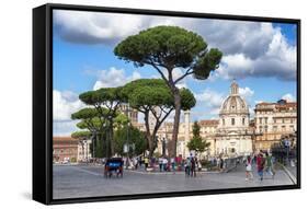 Dolce Vita Rome Collection - Sunday in Rome-Philippe Hugonnard-Framed Stretched Canvas