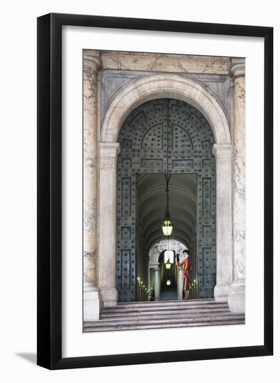 Dolce Vita Rome Collection - Swiss Guard of Vatican-Philippe Hugonnard-Framed Photographic Print