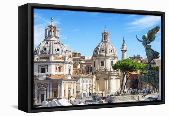 Dolce Vita Rome Collection - The City of the Italian Angels-Philippe Hugonnard-Framed Stretched Canvas