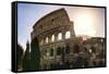 Dolce Vita Rome Collection - The Colosseum at Sunrise-Philippe Hugonnard-Framed Stretched Canvas
