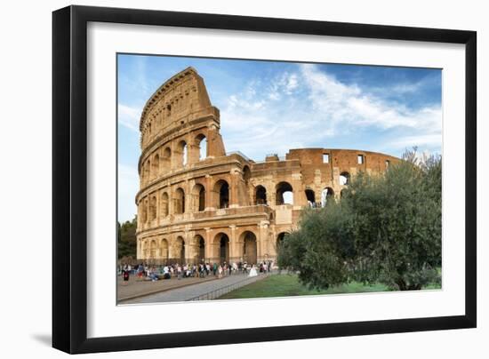 Dolce Vita Rome Collection - The Colosseum at Sunset-Philippe Hugonnard-Framed Photographic Print
