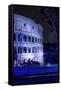 Dolce Vita Rome Collection - The Colosseum Blue Night II-Philippe Hugonnard-Framed Stretched Canvas