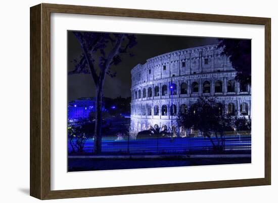 Dolce Vita Rome Collection - The Colosseum Blue Night-Philippe Hugonnard-Framed Photographic Print