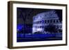 Dolce Vita Rome Collection - The Colosseum Blue Night-Philippe Hugonnard-Framed Photographic Print