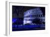Dolce Vita Rome Collection - The Colosseum Blue Night-Philippe Hugonnard-Framed Photographic Print