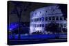 Dolce Vita Rome Collection - The Colosseum Blue Night-Philippe Hugonnard-Stretched Canvas