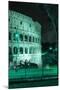 Dolce Vita Rome Collection - The Colosseum Green Night II-Philippe Hugonnard-Mounted Photographic Print