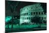 Dolce Vita Rome Collection - The Colosseum Green Night-Philippe Hugonnard-Mounted Photographic Print