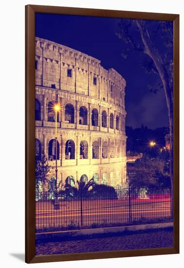 Dolce Vita Rome Collection - The Colosseum Night II-Philippe Hugonnard-Framed Photographic Print