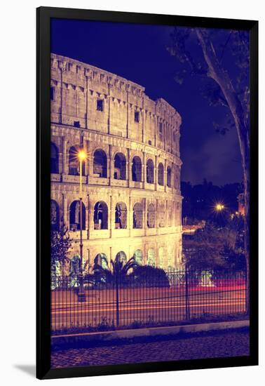 Dolce Vita Rome Collection - The Colosseum Night II-Philippe Hugonnard-Framed Photographic Print