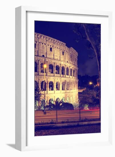 Dolce Vita Rome Collection - The Colosseum Night II-Philippe Hugonnard-Framed Premium Photographic Print