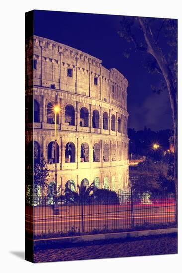 Dolce Vita Rome Collection - The Colosseum Night II-Philippe Hugonnard-Stretched Canvas