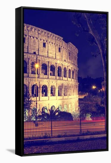 Dolce Vita Rome Collection - The Colosseum Night II-Philippe Hugonnard-Framed Stretched Canvas