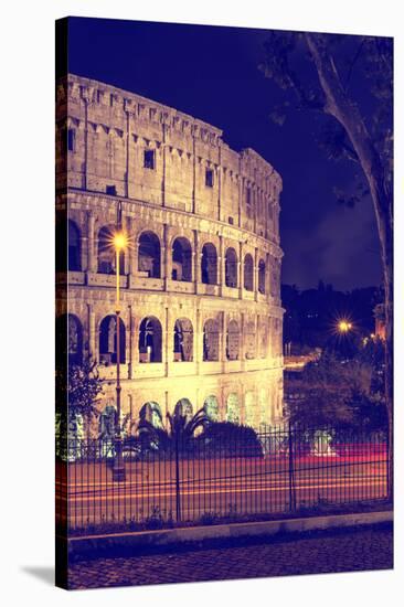 Dolce Vita Rome Collection - The Colosseum Night II-Philippe Hugonnard-Stretched Canvas