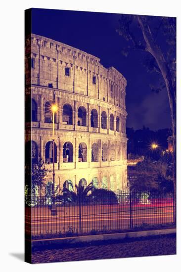 Dolce Vita Rome Collection - The Colosseum Night II-Philippe Hugonnard-Stretched Canvas