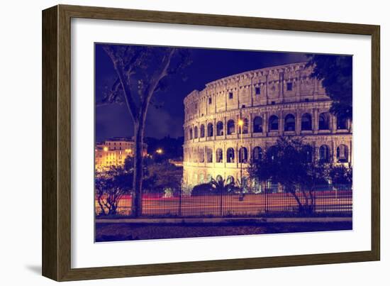 Dolce Vita Rome Collection - The Colosseum Night-Philippe Hugonnard-Framed Photographic Print