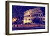 Dolce Vita Rome Collection - The Colosseum Night-Philippe Hugonnard-Framed Photographic Print