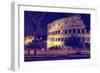 Dolce Vita Rome Collection - The Colosseum Night-Philippe Hugonnard-Framed Photographic Print