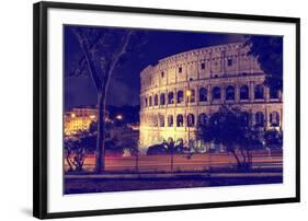 Dolce Vita Rome Collection - The Colosseum Night-Philippe Hugonnard-Framed Photographic Print