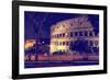 Dolce Vita Rome Collection - The Colosseum Night-Philippe Hugonnard-Framed Photographic Print