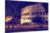 Dolce Vita Rome Collection - The Colosseum Night-Philippe Hugonnard-Stretched Canvas