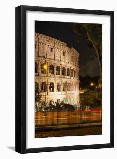 Dolce Vita Rome Collection - The Colosseum Orange Night II-Philippe Hugonnard-Framed Photographic Print