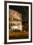 Dolce Vita Rome Collection - The Colosseum Orange Night II-Philippe Hugonnard-Framed Photographic Print