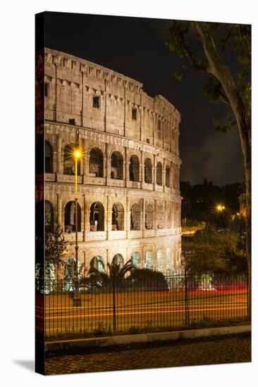 Dolce Vita Rome Collection - The Colosseum Orange Night II-Philippe Hugonnard-Stretched Canvas