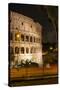 Dolce Vita Rome Collection - The Colosseum Orange Night II-Philippe Hugonnard-Stretched Canvas