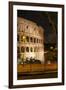 Dolce Vita Rome Collection - The Colosseum Orange Night II-Philippe Hugonnard-Framed Photographic Print