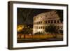 Dolce Vita Rome Collection - The Colosseum Orange Night-Philippe Hugonnard-Framed Photographic Print