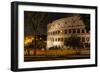 Dolce Vita Rome Collection - The Colosseum Orange Night-Philippe Hugonnard-Framed Photographic Print