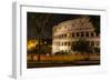 Dolce Vita Rome Collection - The Colosseum Orange Night-Philippe Hugonnard-Framed Photographic Print