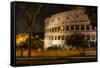 Dolce Vita Rome Collection - The Colosseum Orange Night-Philippe Hugonnard-Framed Stretched Canvas