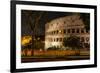 Dolce Vita Rome Collection - The Colosseum Orange Night-Philippe Hugonnard-Framed Photographic Print