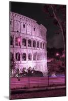 Dolce Vita Rome Collection - The Colosseum Pink Night II-Philippe Hugonnard-Mounted Photographic Print