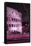 Dolce Vita Rome Collection - The Colosseum Pink Night II-Philippe Hugonnard-Framed Stretched Canvas