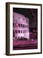Dolce Vita Rome Collection - The Colosseum Pink Night II-Philippe Hugonnard-Framed Premium Photographic Print
