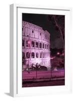 Dolce Vita Rome Collection - The Colosseum Pink Night II-Philippe Hugonnard-Framed Premium Photographic Print