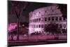 Dolce Vita Rome Collection - The Colosseum Pink Night-Philippe Hugonnard-Mounted Photographic Print