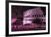 Dolce Vita Rome Collection - The Colosseum Pink Night-Philippe Hugonnard-Framed Photographic Print