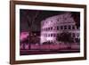 Dolce Vita Rome Collection - The Colosseum Pink Night-Philippe Hugonnard-Framed Photographic Print
