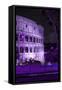 Dolce Vita Rome Collection - The Colosseum Purple Night II-Philippe Hugonnard-Framed Stretched Canvas