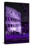 Dolce Vita Rome Collection - The Colosseum Purple Night II-Philippe Hugonnard-Stretched Canvas